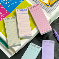 Bloc-notes adhésif découpé en forme de Kawaii, esthétique, artisanal, décoratif, pour journal, scrapbooking, papeterie DIY