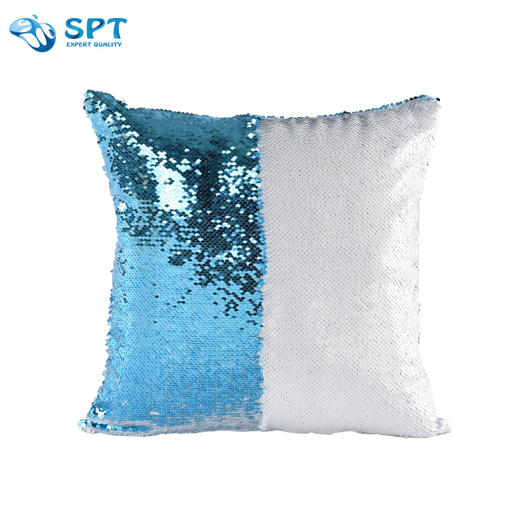 Уникальный ремесло флип блесток Пользовательские печатных декоративные Рождество Наволочка крышка