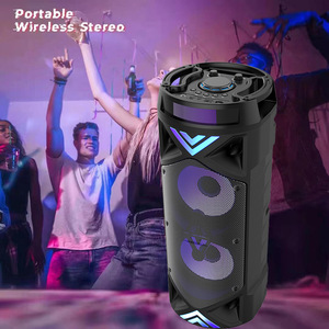 Araoke-ortable de 25W. 6,5 pe. NCH. ubwoofer. Quare. ance. utdoor. oundbox con micrófono. - Product Image 2