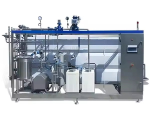 Ligne de production de machines de remplissage et de bouchage rotatives automatiques personnalisées pour bouteilles en PET de lait pasteurisé, 10000 BPH - Product Image 3