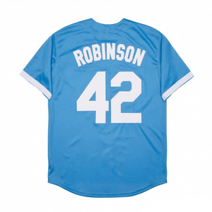 Maillots de baseball rétro pour hommes, version nostalgique, cousus, Jackie Robinson, Kirk Gibson, Sandy Koufax, Mike Piazza, S-3XL - Product Image 6