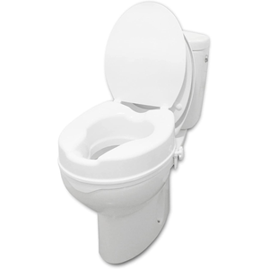Rialzo per sedile WC per anziani (10 cm), Rialzo per sedile WC per adulti con coperchio PEPE P30004 - Product Image 6