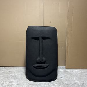 Noordse grote plantenbak van glasvezel, binnen en buiten, decoratief, met een cool gezicht, bloempot, plantenbak voor op de vloer - Product Image 4