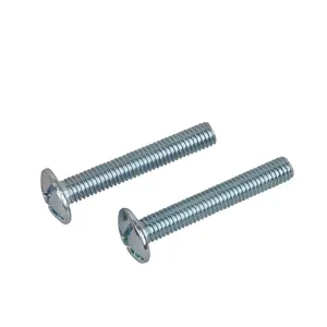 Galvanized Fasteners Carbon Steel Roofing Bolt With Square Nut Machine Screws