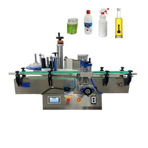 High quality small label applicator desktop/table top round bottle labeling machine with auto