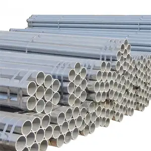 Welded ERW Galvanized Steel Pipe 1 1/2 Inch Hot Dipped Sch40 Galvanized Carbon Steel Pipe