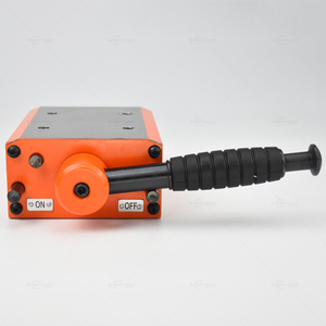 Base magnétique à aimant permanent facile à utiliser, capacité nominale de 300 kg, pour centre d'usinage CNC - Product Image 4