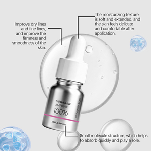 Volufiline 100% Ampoule 10ml Sérum Visage Repulpant pour Fermeté, Lissage des Rides, Peau de Verre, Éclat et Concentré d'Essence - Product Image 4