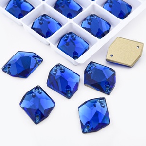 OLeeya Multiple Shapes Premium Quality K9 Glass Sew on Rhinestones <b>Crystal</b> Non Hot Fix Strass for Clothing Wedding Dresses - Product Image 2