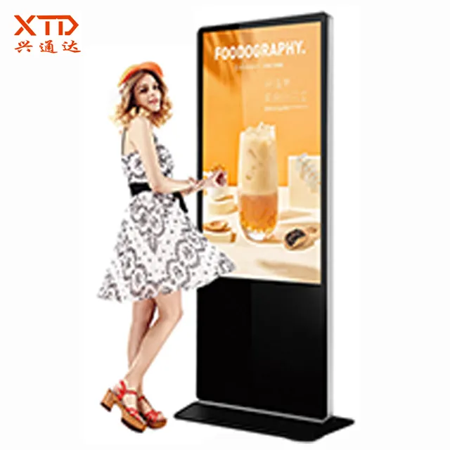32-43-50-55-65 inch wall mounted LCD advertising machine android building elevator hd web player
