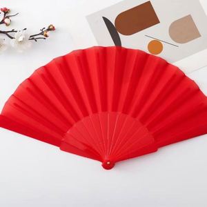 OEM Wholesale Colorful Plastic Handle Advertising <b>Hand</b> <b>Fan</b> - Product Image 2