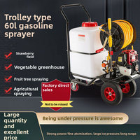 Nouvelle pulvérisatrice à moteur thermique pour jardin, chariot de pulvérisation agricole, pompe à pulvérisation de pesticides, machine à brumisation