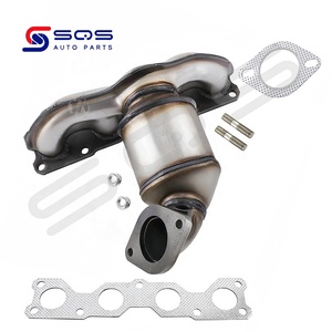 SQS OEM/ODM Konverter Katalitik Tiga Arah Berkualitas Tinggi untuk Knalpot KI-A K5 Hyun-dai IX35 Sonata <span class=keywords><strong>2</strong></span>.0/<span class=keywords><strong>2</strong></span>.4 Tahun 2009-2016 - Product Image 1