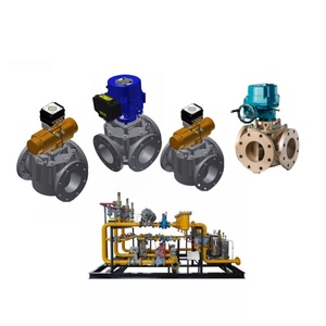 Válvulas de Control Rotativas de Tres Vías Accionadas por Amot, 3 Vías de Mezcla y Desviación de Temperatura con Actuador GPD GEF - Product Image 3