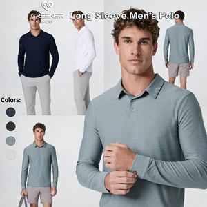 Chemises <span class=keywords><strong>Polo</strong></span> <span class=keywords><strong>Homme</strong></span> Couleur Unie Personnalisées Respirantes et Séchage Rapide pour l'Été – Style Business – Pour Huho <span class=keywords><strong>Boss</strong></span> - Product Image 1