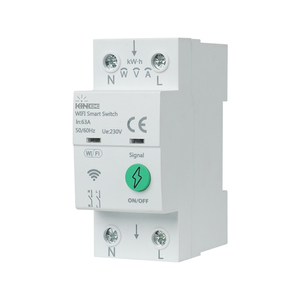 Protector de Riel DIN Inteligente KINEE WiFi VA para Hogar Inteligente, Interruptor Inteligente Ajustable de 2P 1-63A, CA 220/110V, con Monitoreo de Energía - Product Image 4