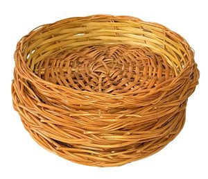 Cesta Redonda <span class=keywords><strong>de</strong></span> Mimbre YULIN JIAFU para Chapati/Roti, Cesta para Empacar Frutos Secos/Chocolate |   Cestas para Estantes | | Hecho <span class=keywords><strong>a</strong></span> Mano Multiusos - Product Image 3