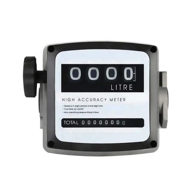 FM120L 1 Inch Digital Fuel Dispenser High Accuracy Mechanical Diesel Flow Meter for Gasoline and Oil Filling