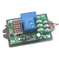 Relay kontrol deteksi tegangan DC 6-80v/48V60V waktu pengisian dan pelepasan baterai/sakelar On/off 30A modul A30-U1