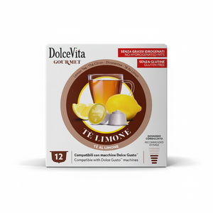 Dolce Vita 12 Capsule di Tè al Limone Compatibili con Dolce Gusto [0,16/g Capsule] Accessorio per Bevande - Product Image 2