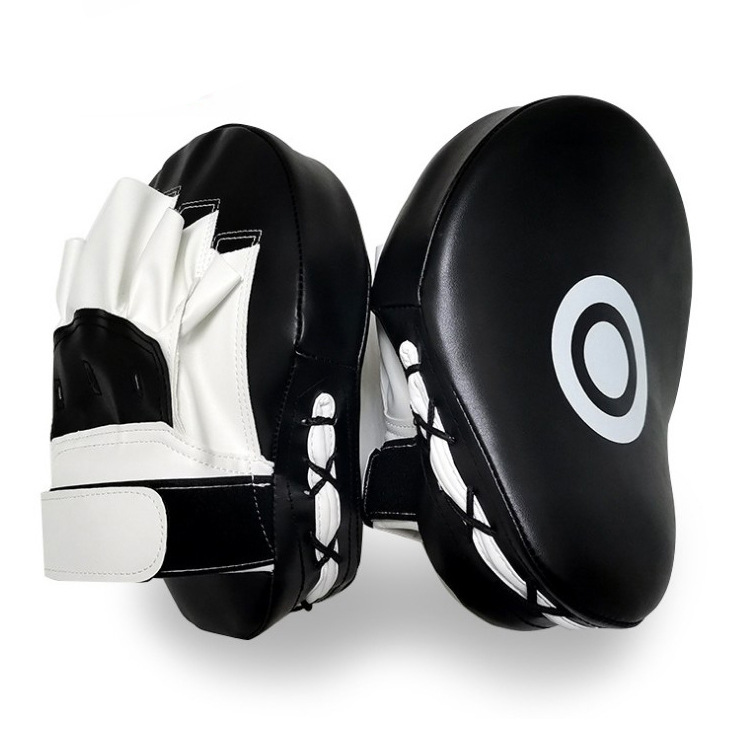 Gym Adults Kids PU Kick Hand Pads Mitts Target Boxing Gloves for Free Fight Training