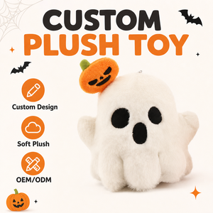 Direct van de fabriek: op maat gemaakte Halloween-geesten knuffels van artwork OEM ODM gevulde karakterpoppen voor originele IP-merken - Product Image 3
