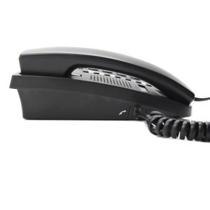 Teléfono de escritorio analógico de alta calidad con cable de identificación de llamada fijo, con altavoz y puerto de auriculares de 3,5mm para centro de llamadas - Product Image 5