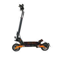 Nouvelle trottinette électrique tout-terrain en alliage d'aluminium à double amortissement pour adultes, moteur sans balais 1000W, capacité 120kg, 45 km/h, LED