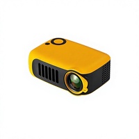 TRANSJEE A2000 Mini projecteur LED portable pour extérieur HD 1080P avec haut-parleurs intégrés 50 ANSI Lumens pour enfants