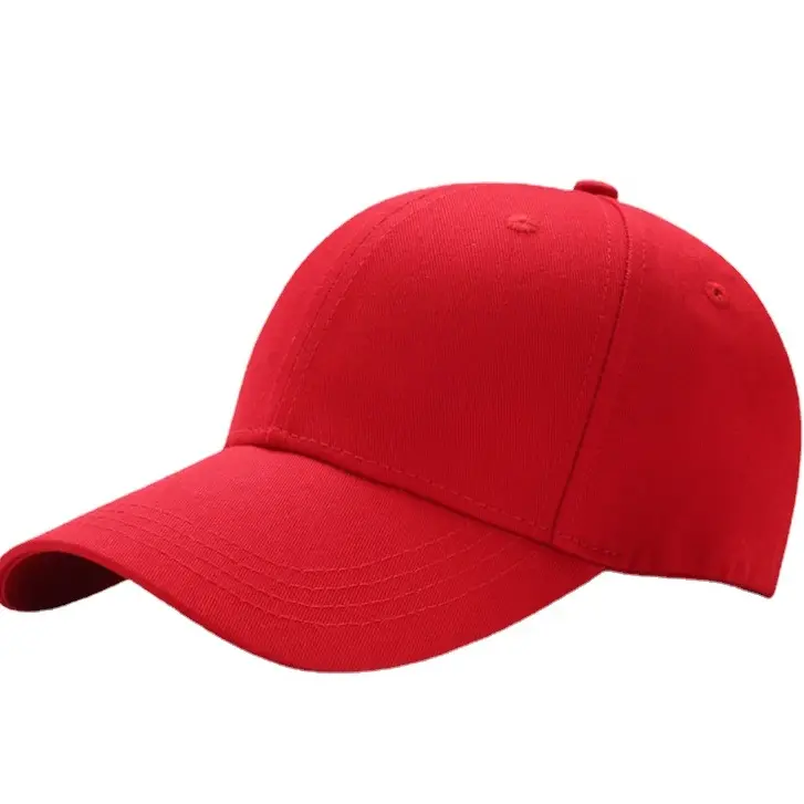 Yüksek kaliteli düşük profilli 100% müşteri logo nakış ile özel % beyzbol şapkası pamuk malzeme beyzbol şapkası
