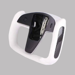 Volant en fibre de carbone pour <span class=keywords><strong>Tesla</strong></span> <span class=keywords><strong>Model</strong></span> S <span class=keywords><strong>Model</strong></span> <span class=keywords><strong>X</strong></span> Volant de style Yoke 2021 <span class=keywords><strong>2022</strong></span> 2023 - Product Image 4