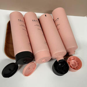 Özel Logo çevre dostu tek kullanımlık şampuan biyobozunur buğday samanı malzeme tüpü yüz temizleyici ambalaj - Product Image 1