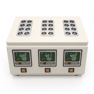 Calentador de Bloques Metálicos Digital de Alta Temperatura DH200-8x3D 200 ° C |   Módulo de Calentamiento de Aluminio <span class=keywords><strong>para</strong></span> <span class=keywords><strong>Baño</strong></span> Seco Digestivo - Product Image 3