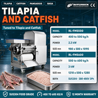 Séparateur Chair-Arêtes Haute Capacité Acier Inox Qualité Alimentaire Large Trémie d'Alimentation pour Tilapia Tambour Perforé