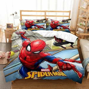 <strong>Spider</strong>-<strong>man</strong> Series Superhero Cartoon Children's Animation 3d Digital Printed Quilt Cover Pillowcase and <strong>Bedding</strong> Set - Product Image 5