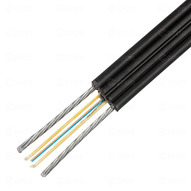 Factory Price Indoor Outdoor 1 2 4 Core G657A1 Fiber Optic Cable FTTH Communication Fibre Optical Drop Cable