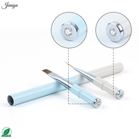 Prix d'usine Autres outils pour ongles Ensemble d'outils à ongles double-embout à manche métallique dégradé Ensemble de pinceaux multifonctionnels pour nail art