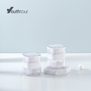 Ygh hotsale không có không khí vuông chai 30ml50ml nhựa như PP PETG chăm sóc da huyết thanh bao bì Lotion Kem Chất kem chống nắng container - Product Image 3