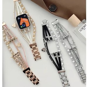 <span class=keywords><strong>Bracelet</strong></span> à <span class=keywords><strong>boucle</strong></span> <span class=keywords><strong>unique</strong></span> tissé créatif en corde de cuir à la mode <span class=keywords><strong>boucle</strong></span> en métal iwatch adaptée à la série <span class=keywords><strong>Apple</strong></span> <span class=keywords><strong>Watch</strong></span> 8 ultra lwatch - Product Image 1