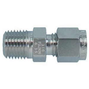 Connecteur à anneau de compression Fujikin VUW-2SR-V en acier inoxydable 316 pour l'électronique, la mécatronique et la chimie - Product Image 1