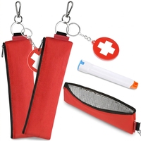 Sac médical d'urgence isotherme OEM pour 1 EpiPen, inhalateur d'asthme, Auvi-Q, médicaments d'allergie, voyage – Étui uniquement