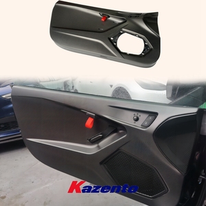 Pour Lamborghini Huracan (jusqu'à STO) panneau de porte latérale intérieure en Fiber de carbone mat sec - Product Image 2