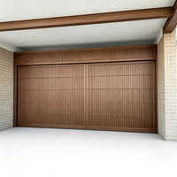 Panneau de grille à lattes verticales en aluminium, profils de lattes de porte de garage sur mesure pour la remplacement de portes de garage basculantes