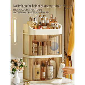 Armoire <span class=keywords><strong>de</strong></span> <span class=keywords><strong>rangement</strong></span> <span class=keywords><strong>de</strong></span> bureau haut <span class=keywords><strong>de</strong></span> gamme anti-poussière grande capacité, boîte <span class=keywords><strong>de</strong></span> <span class=keywords><strong>rangement</strong></span> cosmétique moderne pour <span class=keywords><strong>produits</strong></span> <span class=keywords><strong>de</strong></span> soin <span class=keywords><strong>de</strong></span> la peau et masques faciaux - Product Image 3