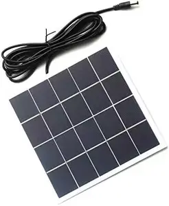 Pequeno painel solar para câmera ip CCTV Sun power 5V USB 3m cabo de carregamento Painel Solar 3.5W Novo sistema de energia solar