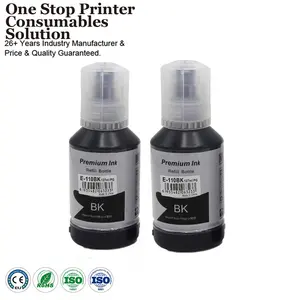 Mürekkep-güç 110 C13T03P14A Premium siyah uyumlu toplu şişe su bazlı dolum mürekkep Epson M1100 mprinter yazıcı için