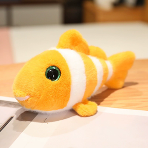 Peluche Personalizzato Morbido e Carino a Forma di Pesce Pagliaccio, Giocattolo di Comfort <span class=keywords><strong>per</strong></span> Bambini - Product Image 1