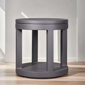 Metal Simple Design Aluminum Furniture <b>Round</b> Side <b>Table</b> - Product Image 2