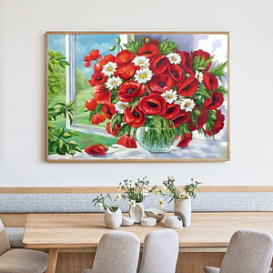 Decoración del hogar Naturaleza muerta <span class=keywords><strong>flores</strong></span> Kits <span class=keywords><strong>de</strong></span> <span class=keywords><strong>punto</strong></span> <span class=keywords><strong>de</strong></span> <span class=keywords><strong>cruz</strong></span> bordado hilo <span class=keywords><strong>de</strong></span> algodón mosaico pintura Dropshipping DIY <span class=keywords><strong>punto</strong></span> <span class=keywords><strong>de</strong></span> <span class=keywords><strong>cruz</strong></span> 11CT - Product Image 3