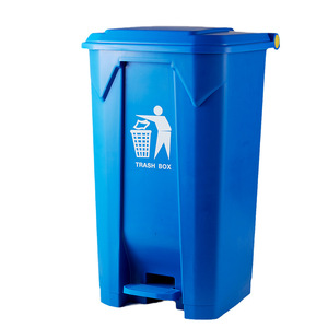 Poubelle extérieure à pédale Hongdi 15L 100L en plastique épaissi, bac de collecte rectangulaire - Product Image 5
